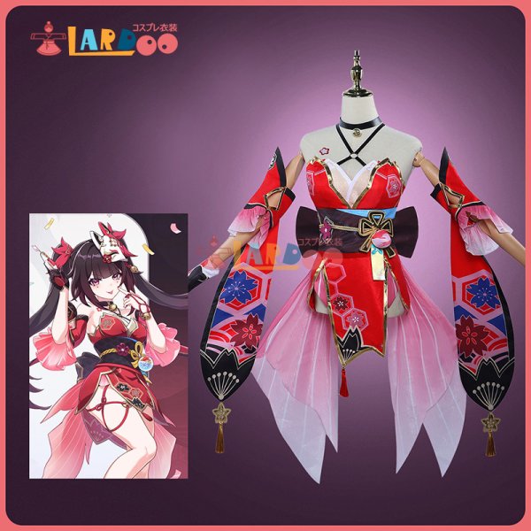 崩壊スターレイル HonkaiStarRail 花火-Sparkle コスプレ衣装 仮面付き