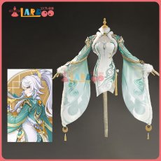 画像1: 原神 Genshin 璃月 兹白-シハク コスプレ衣装 刺繍版 コスチューム  cosplay  (1)