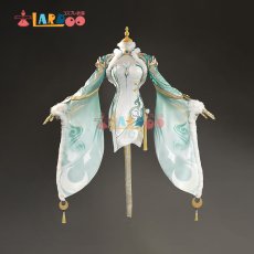 画像2: 原神 Genshin 璃月 兹白-シハク コスプレ衣装 刺繍版 コスチューム  cosplay  (2)