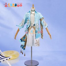 画像2: 【在庫あり】崩壊スターレイル HonkaiStarRail アベンチュリン・波と戯れる夏 水着 コスチューム コスプレ衣装 (2)