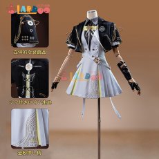 画像1: 鳴潮 メイチョウ 女性主人公 漂泊者 制服スキン「永久に輝く星明り」コスプレ衣装 コスチューム cosplay (1)