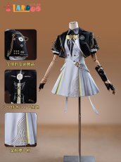 画像3: 鳴潮 メイチョウ 女性主人公 漂泊者 制服スキン「永久に輝く星明り」コスプレ衣装 コスチューム cosplay (3)