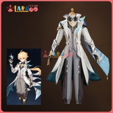 画像1: 原神 Genshin 主人公 空-「新たなる天地」 コスプレ衣装 発光可能 コスチューム cosplay (1)