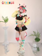 画像4: 【在庫あり】原神 Genshin ナタ ヴァレサ-Varesa コスプレ衣装 金属神の目版 コスチューム cosplay (4)