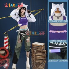 画像1: オーバーウォッチ2  Overwatch OW2  アッシュ-Ashe 「LE SSERAFIM」コラボ コスプレ衣装 コスチューム cosplay (1)