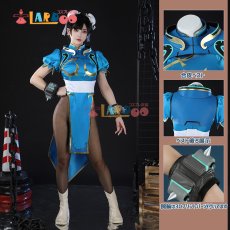 画像1: オーバーウォッチ2 × ストリートファイター6 OW2 ジュノ×春麗 コスプレ衣装 コスチューム cosplay (1)