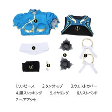 画像11: オーバーウォッチ2 × ストリートファイター6 OW2 ジュノ×春麗 コスプレ衣装 コスチューム cosplay (11)