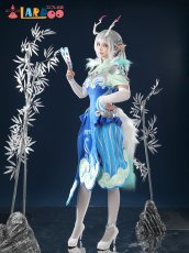 画像4: 【在庫あり】オーバーウォッチ2  OW キリコ  白澤スキン コスプレ衣装 コスチューム cosplay (4)
