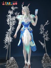 画像5: 【在庫あり】オーバーウォッチ2  OW キリコ  白澤スキン コスプレ衣装 コスチューム cosplay (5)