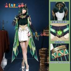 画像1: 【予約済みお客様専用】原神 Genshin ナド・クライ ネフェル-Nefer コスプレ衣装 コスチューム cosplay (1)