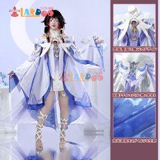 画像1: 【在庫あり】原神 Genshin ナド・クライ 「少女」コロンビーナ-Columbina コスプレ衣装 コスチューム cosplay (1)