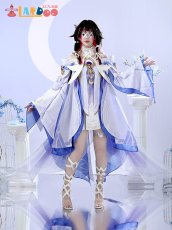 画像2: 【在庫あり】原神 Genshin ナド・クライ 「少女」コロンビーナ-Columbina コスプレ衣装 コスチューム cosplay (2)