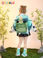 画像5: 原神 Genshin 璃月 瑶瑶/ヨォーヨ-「竹林に響く雨音」 コスプレ衣装 コスチューム  cosplay  (5)
