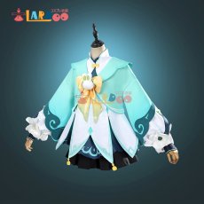 画像7: 原神 Genshin 璃月 瑶瑶/ヨォーヨ-「竹林に響く雨音」 コスプレ衣装 コスチューム  cosplay  (7)