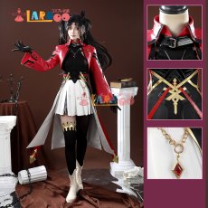 画像1: 【在庫あり】崩壊スターレイル×Fate_UBWコラボ 遠坂凛 コスプレ衣装 コスチューム cosplay (1)
