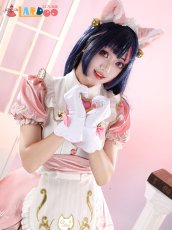 画像6: オーバーウォッチ2 × ストリートファイター6 OW2 キリコ 猫耳メイドスキン コスプレ衣装 コスチューム cosplay (6)