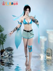 画像2: オーバーウォッチ2  Overwatch OW2 アンラン-Anran 水着 コスプレ衣装 コスチューム cosplay (2)