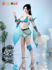 画像4: オーバーウォッチ2  Overwatch OW2 アンラン-Anran 水着 コスプレ衣装 コスチューム cosplay (4)