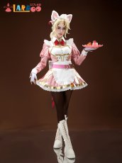 画像4: オーバーウォッチ2  OW アッシュ-Ashe  にゃんカフェ スキン コスプレ衣装 コスチューム cosplay (4)