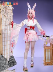 画像2: 崩壊スターレイル HonkaiStarRail 緋英・月待つ花時 コスプレ衣装 スキン コスチューム (2)
