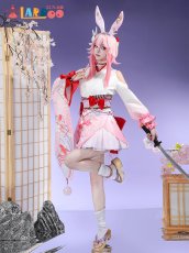 画像4: 崩壊スターレイル HonkaiStarRail 緋英・月待つ花時 コスプレ衣装 スキン コスチューム (4)