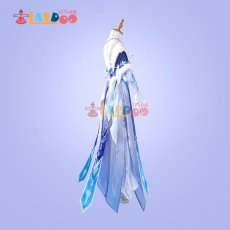画像11: 原神 Genshin スネージナヤ 氷神 アナスターシャ コスチューム コスプレ衣装 (11)
