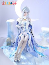 画像6: 原神 Genshin スネージナヤ 氷神 アナスターシャ コスチューム コスプレ衣装 (6)
