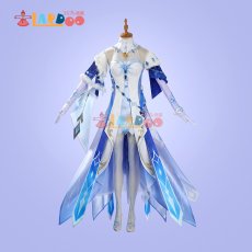 画像8: 原神 Genshin スネージナヤ 氷神 アナスターシャ コスチューム コスプレ衣装 (8)