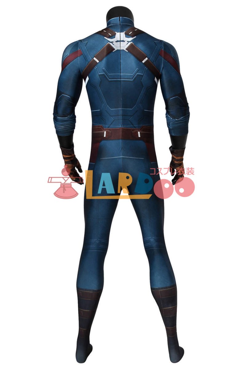 画像5: アベンジャーズ/インフィニティ・ウォー キャプテン・アメリカ スティーブ・ロジャース 全身タイツ ジャンプスーツ コスプレ衣装 コスチューム cosplay (5)