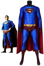 画像1: スーパーマン リターンズ クラーク・ケント/スーパーマン Superman Returns Superman Clark Kent ジャンプスーツコスプレ衣装 コスチューム cosplay (1)