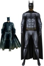 画像1: ジャスティス リーグ バットマン ブルース ウェイン Justice League Batman ジャンプスーツ マスク付き コスプレ衣装  コスチューム cosplay (1)