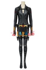 画像1: ブラック・ウィドウ ナターシャ・ロマノフ Black Widow Natasha Romanoff Black suit 全身タイツ ジャンプスーツ ベルトセット付き コスプレ衣装  コスチューム cosplay (1)