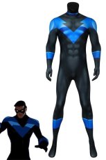 画像1: バットマン:アンダー・ザ・レッドフード ナイトウイング  Batman: Under the Red Hood Nightwing ジャンプスーツ コスプレ衣装  コスチューム cosplay (1)