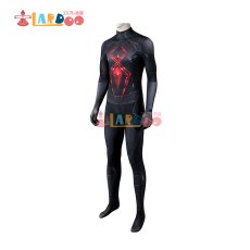 画像4: スパイダーマンPS5 Spider-Man マイルズ モラレス/Miles Morales Advanced Dark Suit 全身タイツ ボデイースーツ コスプレ衣装 コスチューム cosplay (4)