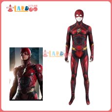 画像1: ジャスティス・リーグ フラッシュ/The Flash バリー アレン/Barry Allen  全身タイツ/ボデイースーツ コスプレ衣装  コスチューム cosplay (1)