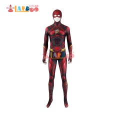 画像2: ジャスティス・リーグ フラッシュ/The Flash バリー アレン/Barry Allen  全身タイツ/ボデイースーツ コスプレ衣装  コスチューム cosplay (2)