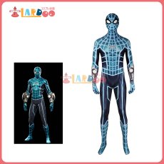 画像1: スパイダーマン PS4 - スパイダーマン (Fear-Itself Suit) 全身タイツ ジャンプスーツコスプレ衣装 コスプレ コスチューム cosplay (1)