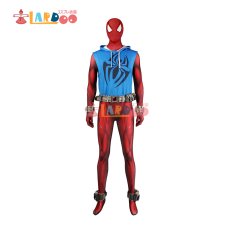 画像3: スパイダーマン:アクロス・ザ・スパイダーバース スパイダーマン2099 Scarlet Spider Ben Reilly ジャンプスーツ 全身タイツ コスプレ衣装 コスチューム cosplay (3)