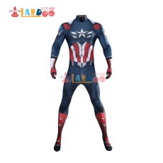 画像4: キャプテン・アメリカ：ブレイブ・ニュー・ワールド Captain America サム・ウィルソン/キャプテン・アメリカ（3代目）ジャンプスーツ コスプレ衣装 コスチューム cosplay (4)