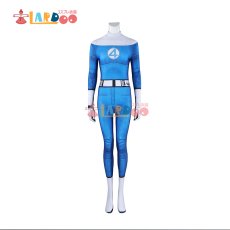 画像2: ファンタスティック4：ファースト・ステップ ンビジョブル・ウーマン-Invisible Woman ジャンプスーツ コスプレ衣装 コスチューム cosplay (2)