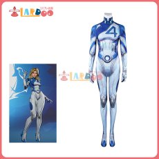 画像1: マーベル・ライバルズ Marvel Rivals  Invisible Woman-インビジブル・ウーマン コスプレ衣装 コスチューム ファンタスティック4 cosplay (1)