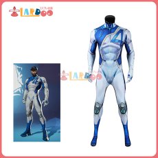 画像1: マーベル・ライバルズ ファンタスティック4 ミスター・ファンタスティック-Mister Fantastic コスプレ衣装  全身タイツ ジャンプスーツ Marvel Rivals cosplay (1)