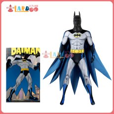 画像1: ザ・バットマン テレビアニメシリーズ TV Series Season1 ブルース・ウェイン ボディスーツ マスク付き コスプレ衣装 cosplay コスチューム (1)