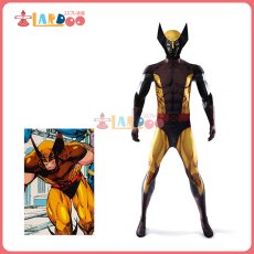 画像1: X-MEN ウルヴァリン Wolverine ブラウンVer コスプレ衣装 ボディスーツ 全身タイツ コスチューム cosplay (1)