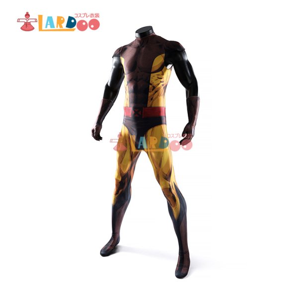 X-MEN ウルヴァリン Wolverine ブラウンVer コスプレ衣装 ボディスーツ