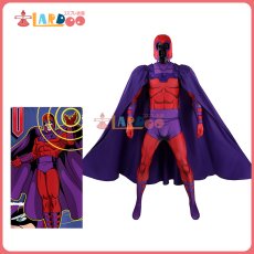 画像1: X-MEN '97 エックスメン マグニートー Magneto コスプレ衣装 ジャンプスーツ ボディースーツ コスチューム cosplay (1)