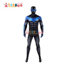 画像2: ナイトウィング Nightwing ディック・グレイソン コスプレ衣装 ボディースーツ コスチューム cosplay (2)