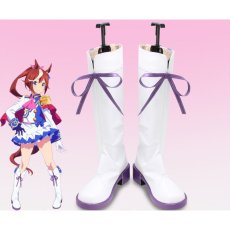 画像1: ウマ娘 プリティーダービー トウカイテイオー コスプレ靴 コスプレブーツ コスチューム cosplay (1)