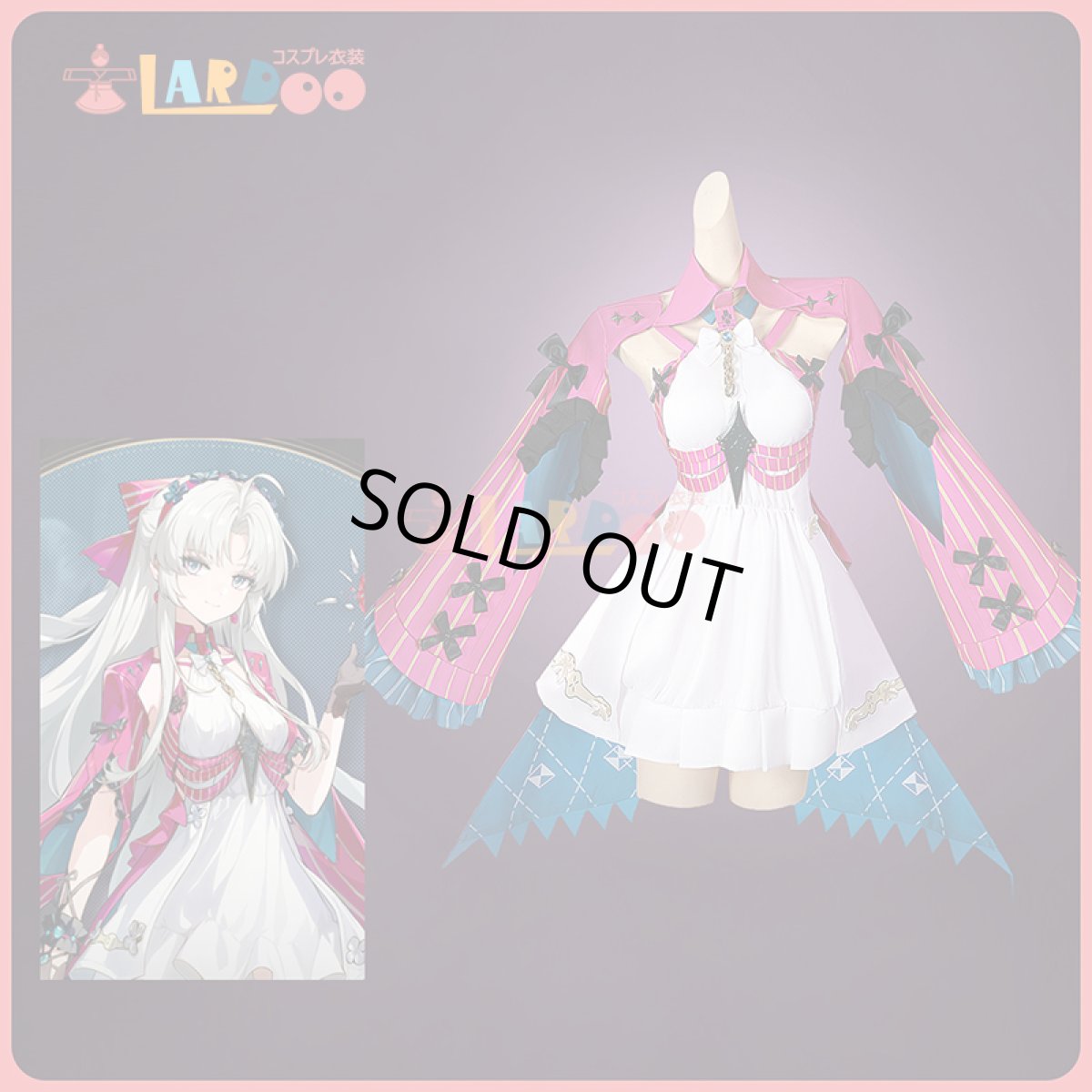 画像1: 【生産停止】鳴潮 メイチョウ Wuthering Waves カルロッタ-Carlotta コスプレ衣装 コスチューム cosplay (1)