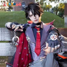 画像1: 原神 Genshin フォンテーヌ リオセスリ-Wriothesley コスプレ衣装 コスチューム cosplay (1)